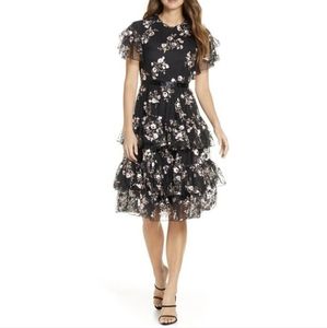 Rachel Parcell Floral Embroidered Dress